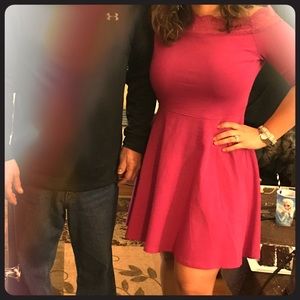 Purple / Magenta skater dress.